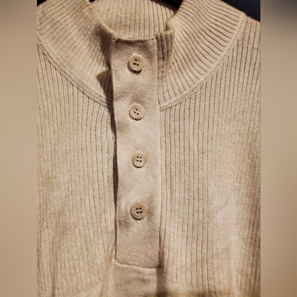 Men's Rafii Shaya Light Tan Sweater - Picture 4 of 5